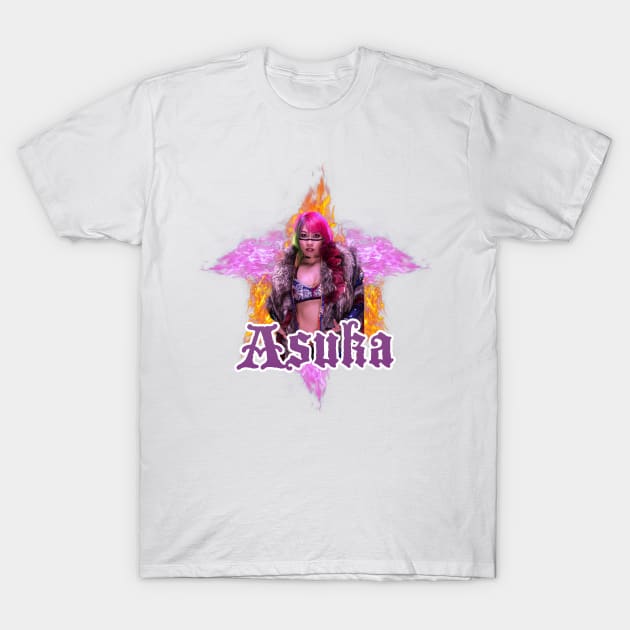 Asuka // WWE FansArt T-Shirt by suprax125R